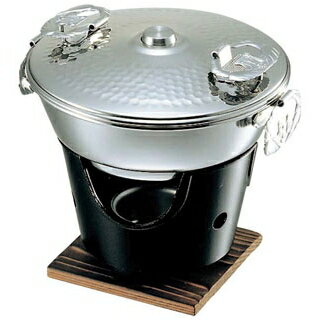 【まとめ買い10個セット品】 18-8 ミニ しゃぶしゃぶ鍋セット【厨房館】