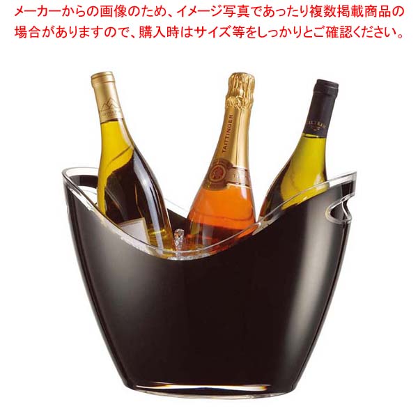 商品の仕様●外寸(mm)：350×265×H257 ●材質：MS樹脂 ●製造国：台湾■● シックなブラックカラーの3本用クーラー※商品画像はイメージです。複数掲載写真も、商品は単品販売です。予めご了承下さい。※商品の外観写真は、製造時期によ...