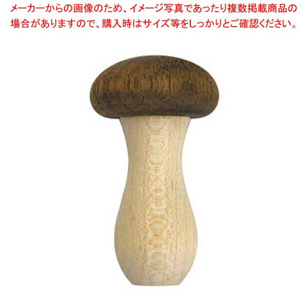 【まとめ買い10個セット品】 木製 箸置き きのこ型 ブラウン 108130【厨房館】
