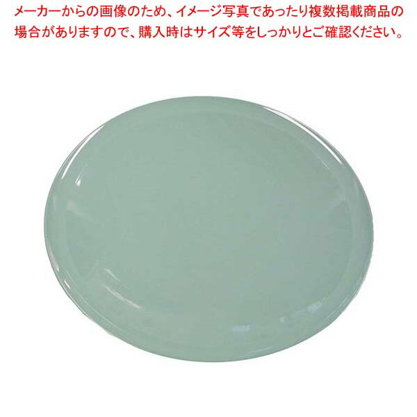 【まとめ買い10個セット品】 プラ容器 高台皿(5枚入)1尺 青磁【厨房館】