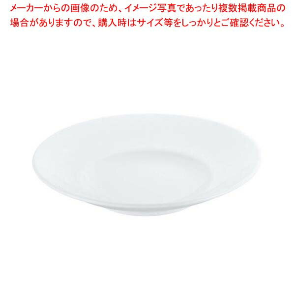 【まとめ買い10個セット品】 磁器 中華・洋食兼用食器 白ワイド 深皿 9inch【厨房館】