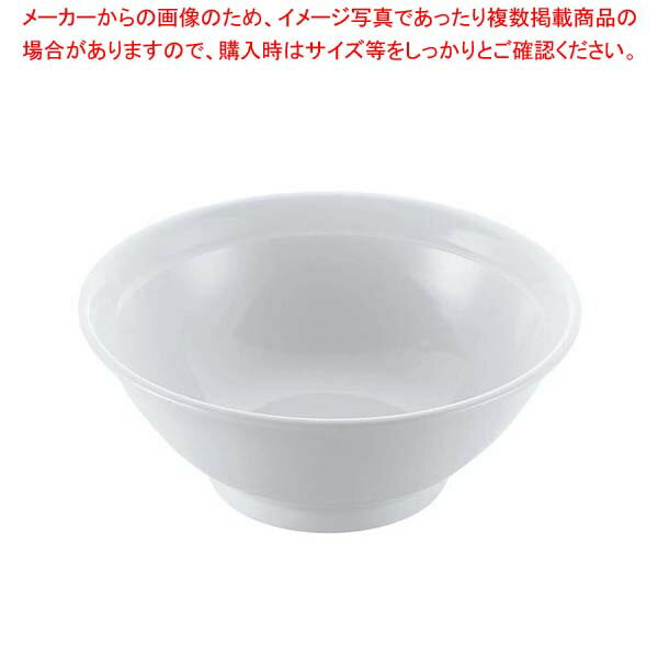 Ramen Bowls - 磁器 中華食器 白リム 高台丼 6.5寸【厨房館】