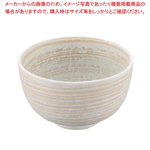 Bowls - 【まとめ買い10個セット品】 和食器コレクション 志野刷毛目 夏目多用丼 5.5寸【厨房館】