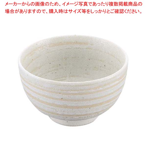 【まとめ買い10個セット品】 和食器コレクション 志野刷毛目 夏目多用丼 4寸【厨房館】