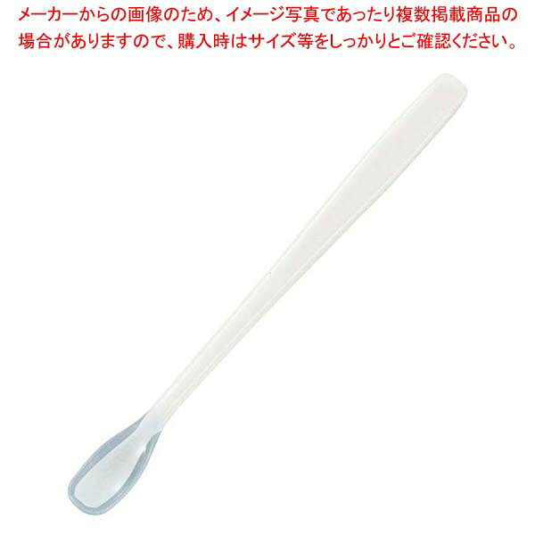 商品の仕様●外寸(mm)：200 皿幅：17 ●材質：ハンドル・スプーン：シリコンゴム 芯：ナイロン6 ●耐熱・耐冷温度：芯：-20℃〜170℃■● 清潔で丈夫なシリコン素材。やわらかいので介護食や離乳食に最適?● 一体型でハンドル部もシリコンゴム製です。※商品画像はイメージです。複数掲載写真も、商品は単品販売です。予めご了承下さい。※商品の外観写真は、製造時期により、実物とは細部が異なる場合がございます。予めご了承下さい。※色違い、寸法違いなども商品画像には含まれている事がございますが、全て別売です。ご購入の際は、必ず商品名及び商品の仕様内容をご確認下さい。※原則弊社では、お客様都合（※色違い、寸法違い、イメージ違い等）での返品交換はお断りしております。ご注文の際は、予めご了承下さい。　