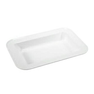 メラミン 角型フードパン 16インチ TKO-243W 白【厨房館】