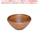 【まとめ買い10個セット品】 ラバーウッド サラダボール KP-175B マホガニーブラウン【厨房館】