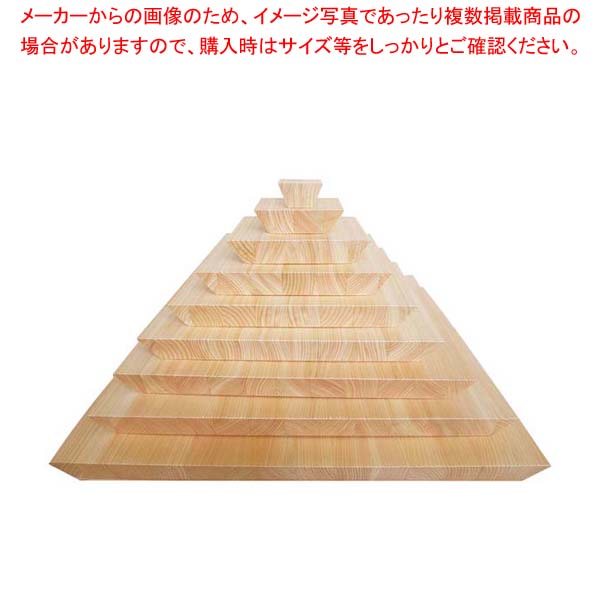 【まとめ買い10個セット品】ヒノキ スクエアプレート ホロウタイプ 50【厨房館】