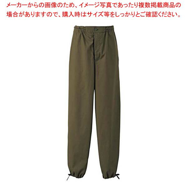 【まとめ買い10個セット品】作務衣パンツ EL3378-4(男女兼用)抹茶 L【厨房館】
