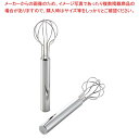 【まとめ買い10個セット品】18-8 パイプ柄 味噌取マドラー 2人用【厨房館】