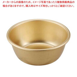 【まとめ買い10個セット品】アルマイト マッコリカップ 手無 13cm ゴールド【厨房館】