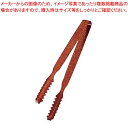【まとめ買い10個セット品】彩華 N棒型アイストング 赤 4338【厨房館】