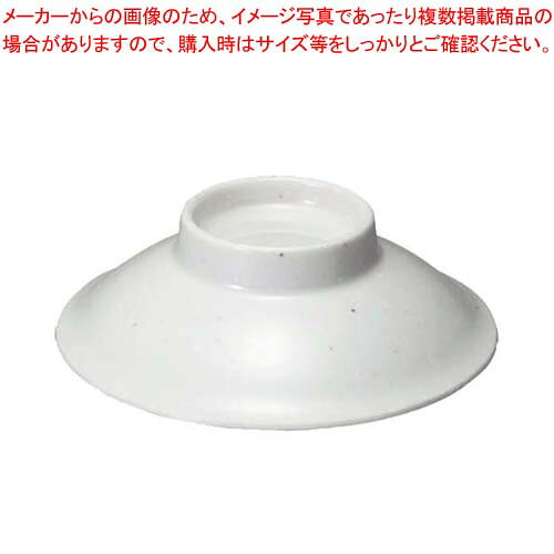【まとめ買い10個セット品】メラミン 粉引 飯碗蓋 中(煮物碗蓋兼用)YD-43-KH【厨房館】