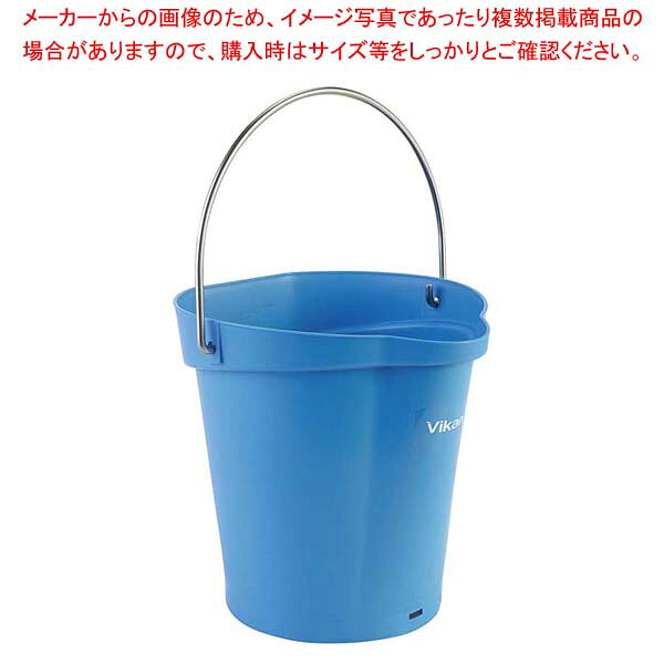 Rakuten - 【まとめ買い10個セット品】ヴァイカン ハイジーンバケット 6L 本体 56883 ブルー【厨房館】