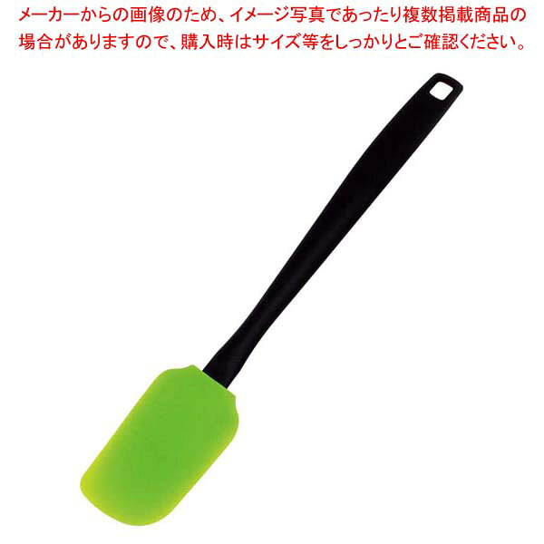 商品の仕様●外寸(mm)：縦：295 横：51 高さ：19●重量:64g●材質：ナイロン（グラスファイバー含む） シリコーンゴム ●食器乾燥機対応：○●洗浄機：○●耐熱・耐冷温度：耐熱温度：ナイロン230℃　シリコーン220℃●製造国：中国■● ハンドルも耐熱温度の高い、シリコーンスパチュラ※商品画像はイメージです。複数掲載写真も、商品は単品販売です。予めご了承下さい。※商品の外観写真は、製造時期により、実物とは細部が異なる場合がございます。予めご了承下さい。※色違い、寸法違いなども商品画像には含まれている事がございますが、全て別売です。ご購入の際は、必ず商品名及び商品の仕様内容をご確認下さい。※原則弊社では、お客様都合（※色違い、寸法違い、イメージ違い等）での返品交換はお断りしております。ご注文の際は、予めご了承下さい。