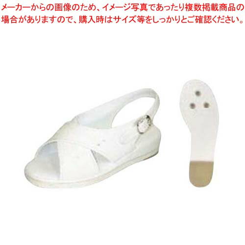 オフィスサンダル TZL-12 ホワイト S【厨房館】の商品画像