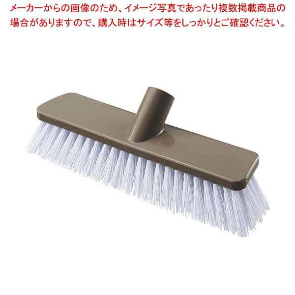 商品の仕様●外寸(mm)：265×80×95●重量：200g●材質：ヘッド/ポリプロピレン ブラシ/飽和ポリエステル樹脂■●コシが強く玄関・タイル面の掃除に※商品画像はイメージです。複数掲載写真も、商品は単品販売です。予めご了承下さい。※商品の外観写真は、製造時期により、実物とは細部が異なる場合がございます。予めご了承下さい。※色違い、寸法違いなども商品画像には含まれている事がございますが、全て別売です。ご購入の際は、必ず商品名及び商品の仕様内容をご確認下さい。※原則弊社では、お客様都合（※色違い、寸法違い、イメージ違い等）での返品交換はお断りしております。ご注文の際は、予めご了承下さい。