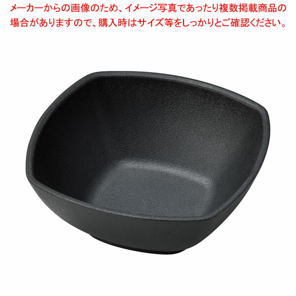 耐熱角深皿 中 黒 11.2×11.2×H4.5mm M11-644 【厨房館】