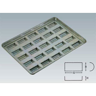 Sheet Pans - シリコン シリコーン加工半円筒型天板 25面【キッチン 業務用天板 天パン オーブン レンジ お菓子作り ケーキ作り オーブンレンジ 天板 業務用 オーブン 天板 ケーキ 天板で焼く ケーキ天板 クッキー てんばん 製菓板】【厨房館】