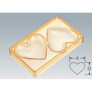 【No.11 ハート R 2ヶ取】【厨房器具 製菓道具 飲食店】 【バレンタイン 手作り】【厨房館】