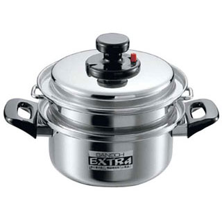 【まとめ買い10個セット品】【エクストラ 両手二段蒸し器 18cm】【厨房器具 製菓道...