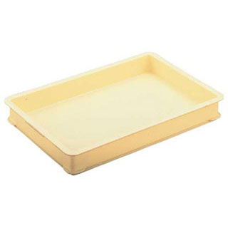 商品の仕様●材質：ポリプロピレン●サイズ：外寸（mm） 高さ（mm） 有効内寸（mm） 深さ（mm） 容量（リットル） 574×388×62 532×346×41 9.2●頁：0426●品番：04※商品画像はイメージです。複数掲載写真も、商品は単品販売です。予めご了承下さい。※商品の外観写真は、製造時期により、実物とは細部が異なる場合がございます。予めご了承下さい。製菓・製パン用品なら厨房卸問屋 名調にお任せください！厨房卸問屋 名調ではプロ業務用の製菓道具・製パン用品・製菓用の専門機器類、スイーツ販売に欠かせない各種消耗品をいつも格安・激安価格で通販しています。喫茶店・カフェ・ケーキ屋さんの器材・設備調達に、是非とも厨房卸問屋 名調をご用命くださいませ。ご家庭でもプロ専門の製菓道具を使って、1グレード上のお菓子作りを今まで以上に楽しんでみてはいかがでしょうか？デザート作りやケーキ作りが楽しくなること請け合いです。「〜に使う道具が無いか？」「欲しい商品があるが、商品名が分からない」など、ご不明な点はお気軽にお問い合わせください。お問い合わせ：info@meicho.ne.jp →単品での販売はこちら