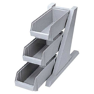 【まとめ買い10個セット品】【BKオーガナイザー3段1列 ブラウン】【厨房器具 製菓道具 飲食店】【厨房館】