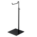 【まとめ買い10個セット品】バッグホルダーブラック1台 61-160-3-2 【 演出・ディスプレイ用品 アクセサリーディスプレイ スチール製 バッグホルダー ...