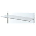 スチール棚セット W90×D45cm 61-35-1-5 【システム什器 システムオプション スリット式システムオプションW90cm スチール棚セット W90c...