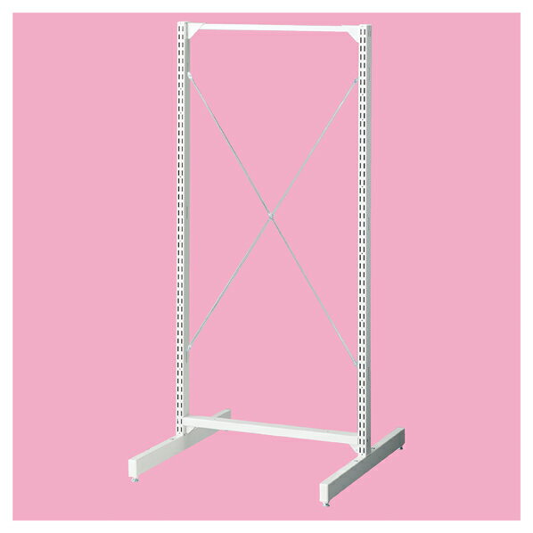 BR50両面W90×H180cm オープンタイプ本体 61-422-8-3 【システム什器 BR50(ベーシックラック) ゴンドラ什器 本体 BR50両面 ホワイト オープンタイプ W90cmタイプ 本体】【厨房館】