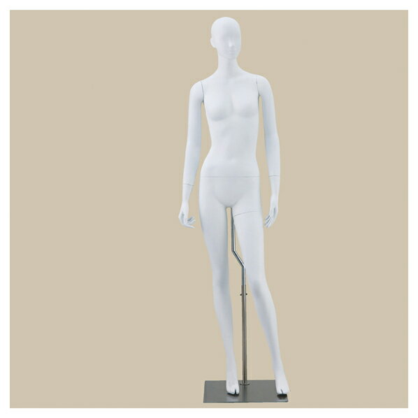 婦人全身腰受けリアルマネキン左向き 61-555-2-1 【厨房館】