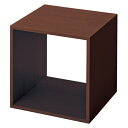 【まとめ買い10個セット品】木製ディスプレーボックス25cm角ブラウン 61-798-71-2 【 演出・ディスプレイ用品 雑貨・小物ディスプレイ ディスプレイ...