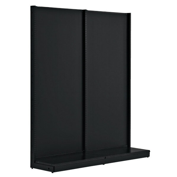 KZブラック片面W120ボードタイプH180本体 61-535-23-5 【システム什器 KS/KZゴンドラ什器 KS/KZ ブラック KZ ボードタイプ 片面タイプ ブラック 本体 W120cm】【厨房館】