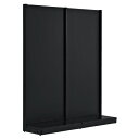 KZ ブラック 片面ボードタイプW90×H120cm連 61-535-34-1 【システム什器 KS/KZゴンドラ什器 KS/KZ ブラック KZ ボードタイプ...