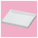 【まとめ買い10個セット品】接客トレイ 大 オフホワイト 61-545-27-4 【 演出・ディスプレイ用品 アクセサリーディスプレイ 接客用グッズ 接客トレー...