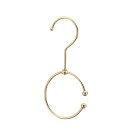 【まとめ買い10個セット品】ディスプレイ用ラウンドフック ゴールド 5個 61-799-59-3 【 演出・ディスプレイ用品 その他ハンガー 服飾雑貨用ハンガー...