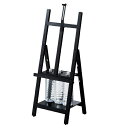 【まとめ買い10個セット品】転倒防止イーゼルブラック 1台 61-546-98-1 【 飲食店用備品 のぼり/看板/POP用品 イーゼル/ボード 転倒防止イーゼ...