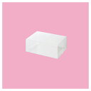 クリアボックス 12×10×5cm 10枚 61-549-82-14 【ラッピング用品 ギフトボックス クリアボックス クリアボックス】【厨房館】