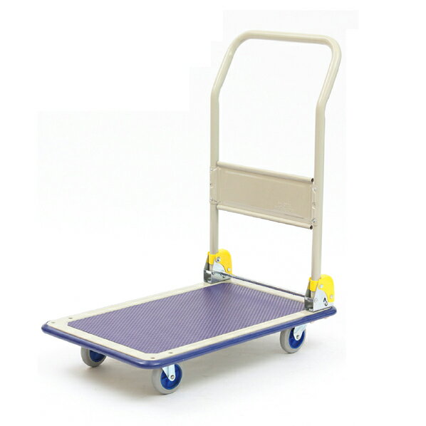 折りたたみ式静音スチール製台車 150kg ブレーキ無し 61-551-21-1 【店舗運営用品 在庫場用品 台車・カ..