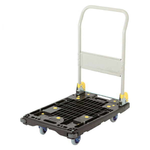 中型静音樹脂台車 1台 61-551-23-1 【店舗運営用品 在庫場用品 台車・カート 中型静音樹脂台車】【厨房館】