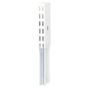 KS用上部継ぎ柱 H15cm 61-28-24-1 【システム什器 KS/KZゴンドラ什器 KS/KZ ホワイト KS用上部継ぎ柱】店舗什器 ディスプレー マネ...