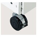 【まとめ買い10個セット品】KS/KZ用双輪キャスター ストッパー付き 61-542-40-1 【メーカー直送/代金引換決済不可】【店舗什器 パネル 壁面 店舗...