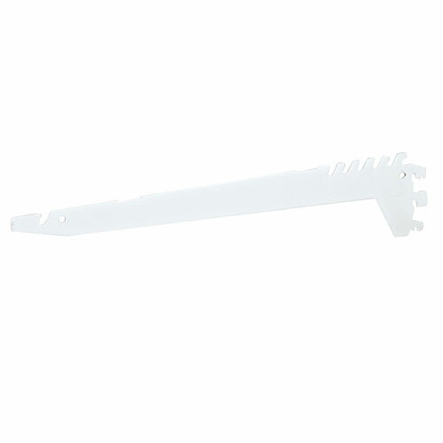 【まとめ買い10個セット品】 BR 薄型スチール棚用ブラケット2段可変式 W120cmタイプ用 D40cm用 61-37-12-3 【店舗什器 パネル 壁面 店舗備品 仕切 棚】【厨房館】