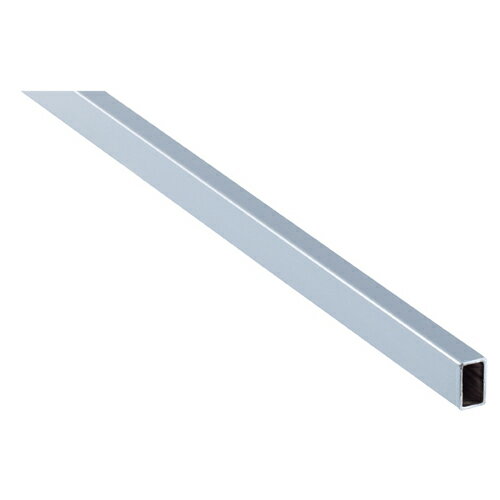 【まとめ買い10個セット品】 ミニ角バー(14×24mm角) クローム 差し込み式専用 W118.4cm 61-43-5-3 【店舗什器 パネル ディスプレー 棚 店舗備品】【厨房館】