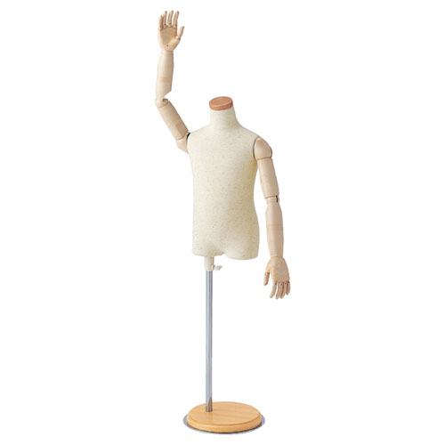 子供腕付き芯地ニットボディ 身長110cm(5才) 61-185-5-2 【演出・ディスプレイ用品 子供ボディ 腕付きボディ 子供腕付き芯地ニットボディ 店舗什器 小物 ディスプレー ボディ マネキン 店舗備品 マネキン 子供用マネキン 硬質ボディ 腕付き】【厨房館】