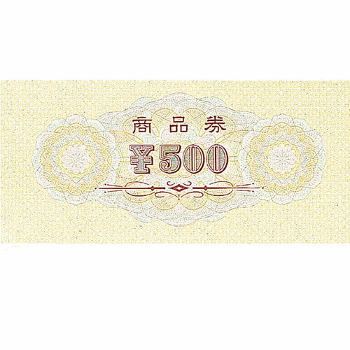 【まとめ買い10個セット品】商品券 ￥500 100枚入 6