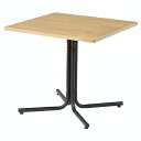 カフェテーブル W75ナチュラル 1台 61-645-99-2 【厨房館】