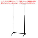 【まとめ買い10個セット品】組立式ハンガーラック 黒 W60cmタイプ 61-98-4-1 【ハンガーラック】【厨房館】