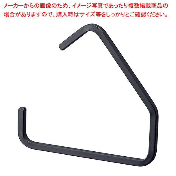 【まとめ買い10個セット品】角型フック ブラック 61-780-80-3 【厨房館】