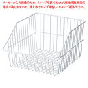 【まとめ買い10個セット品】ネットカゴ ホワイト ネットカゴ 単品 61-785-14-1 【厨房館】